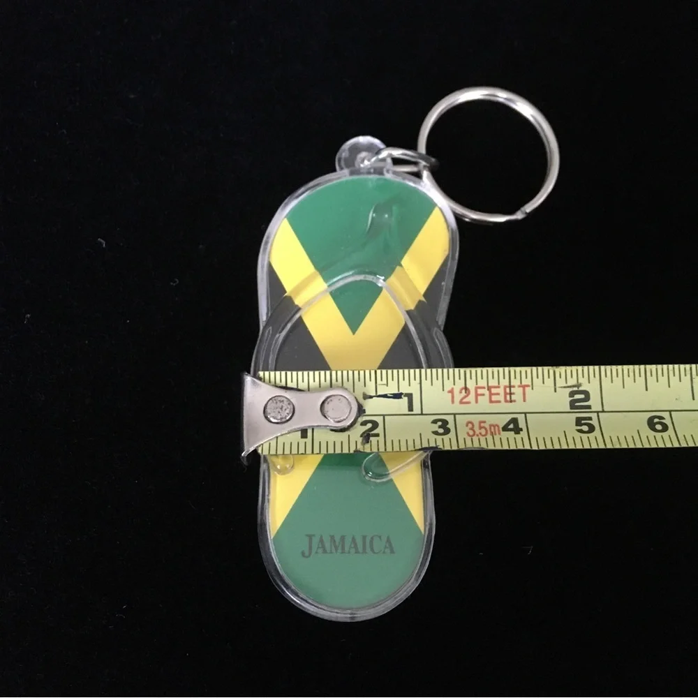 Jamaica Flip Flop Keychain